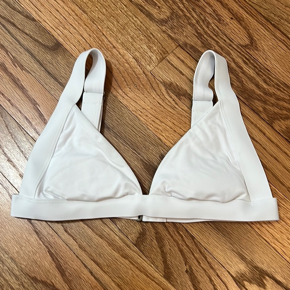 white bikini top